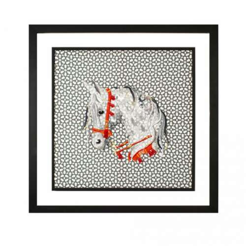 Majestic Horse Red Wall Art