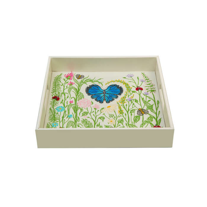 Large Spring Themed Prints Tray