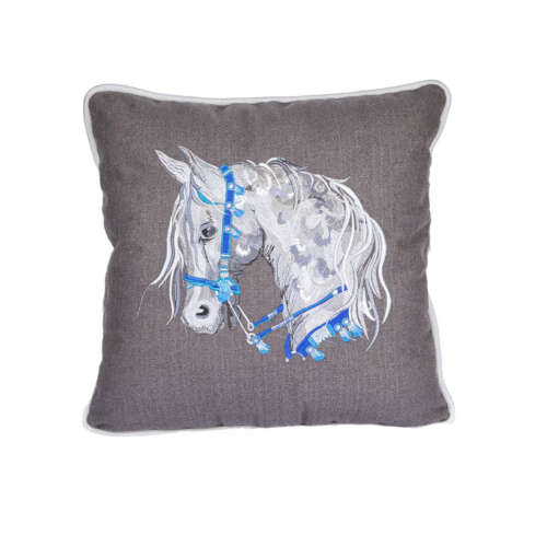 Cozy Arabian Horse Face Cushion