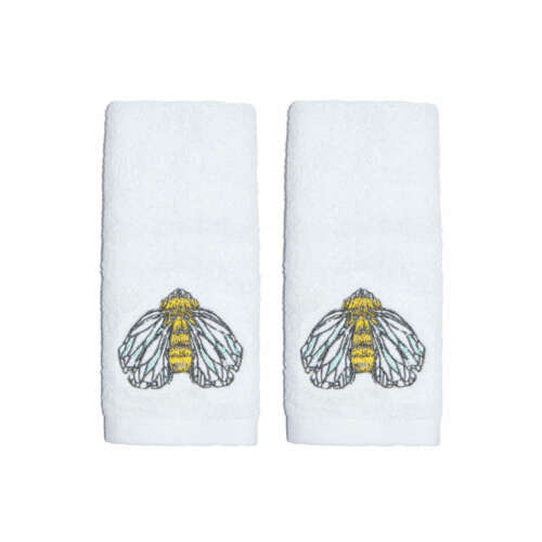 Blue Butterfly Face Towels