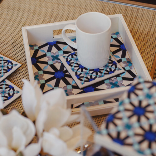 Oriental Coasters - Set of 4