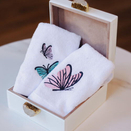 Butterflies hand Towels
