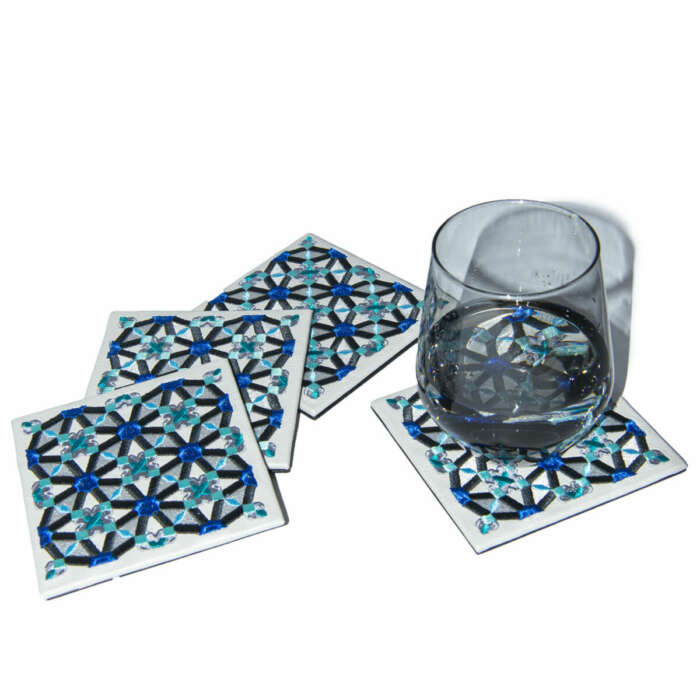Oriental Coasters - Set of 4