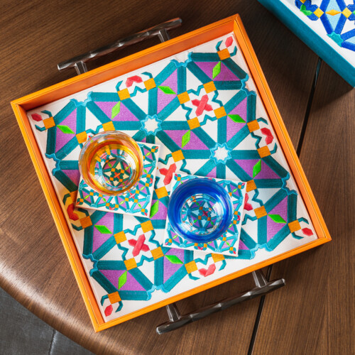 Oriental Coasters - Set of 2