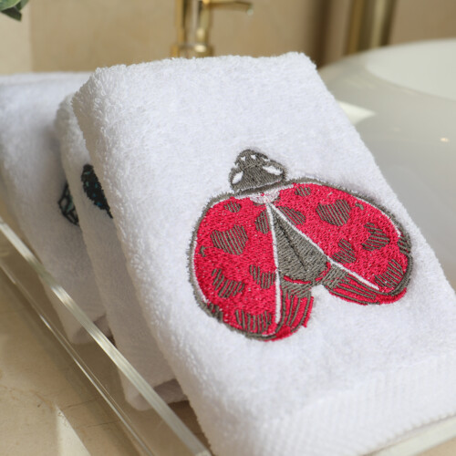 Ruby Red Hand Towels