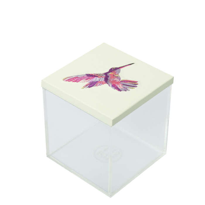 Humming bird acrylic mini box