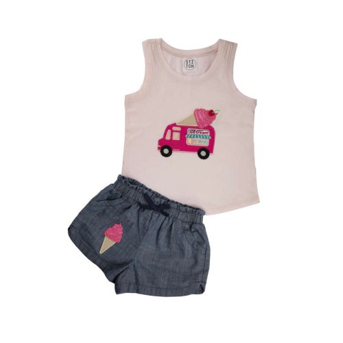 Pink Ice Cream Set