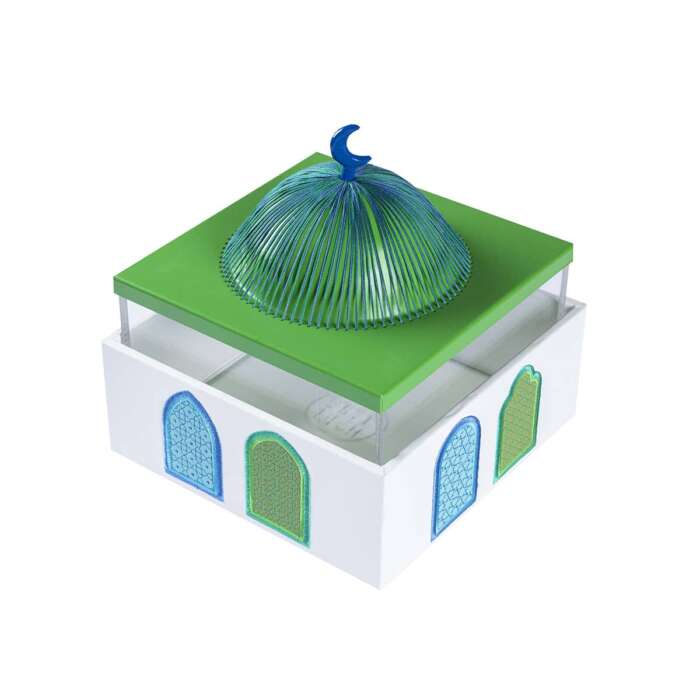 Green Dome with embroidered windows
